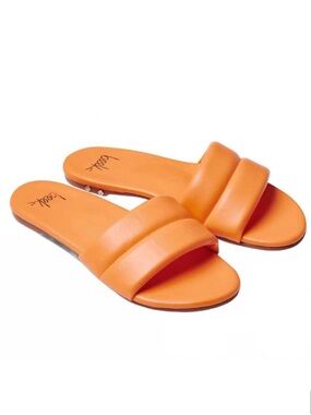 beek Sugarbird Slide Sandal in Orange 6
